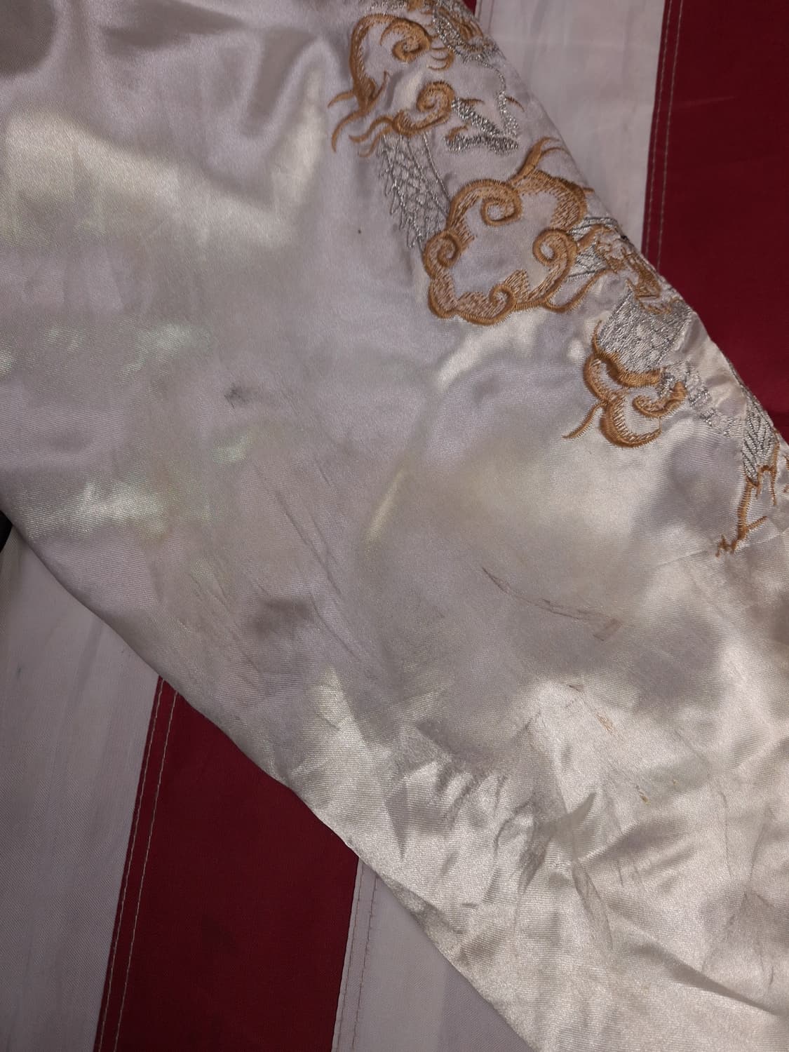 오리지날 일심여경 백호 드래곤 자수 스카잔 상품이미지10