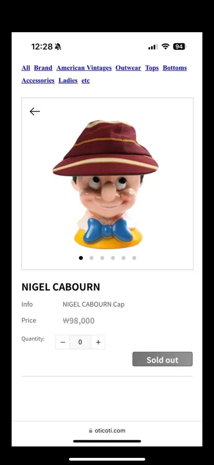 NIGEL CABOURN(나이젤 카본)  모자 상품이미지5