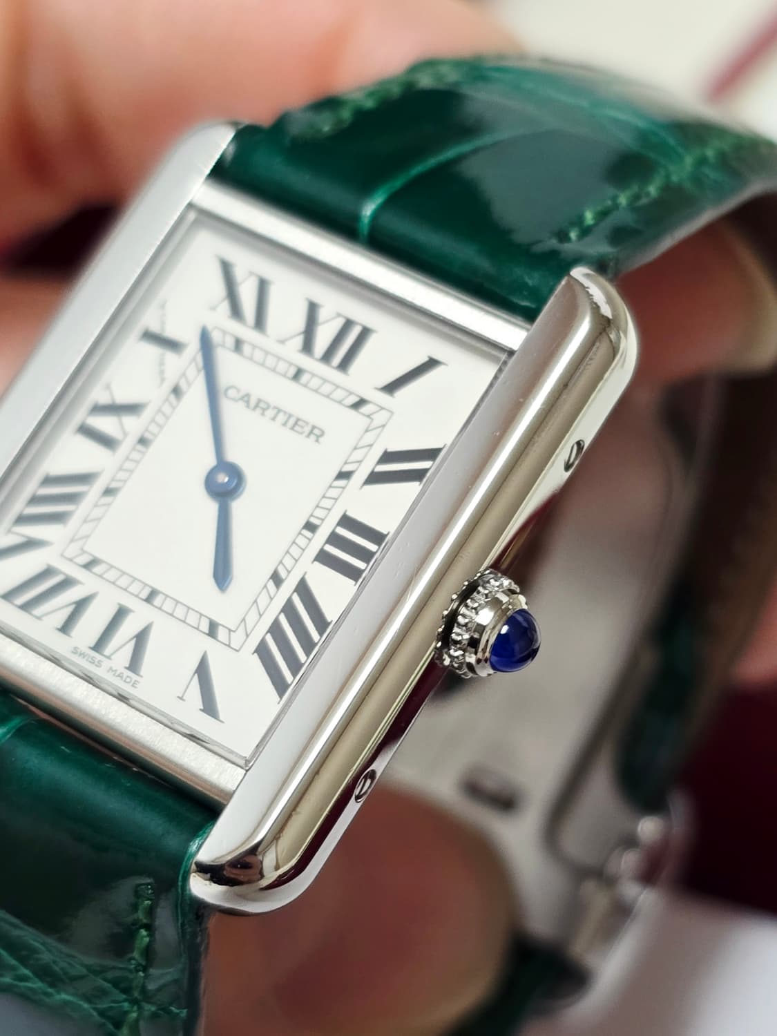 까르띠에 탱크솔로 스틸 스몰 시계 정품 상품이미지5