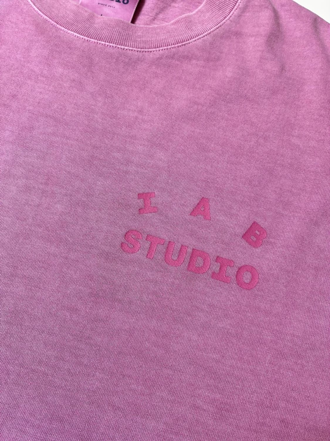 아이앱스튜디오 피그먼트 빅로고 반팔 티셔츠 PN9579 상품이미지5