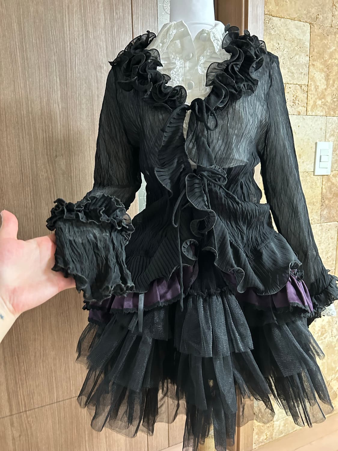 고스고딕공겜다크엔젤메이드 코디 gothic 상품이미지1