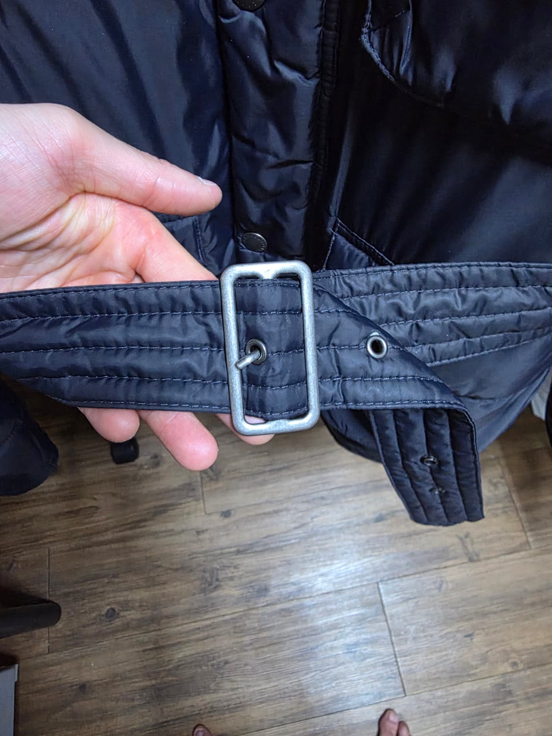 바버 패디드 자켓 M 네이비 상품이미지3