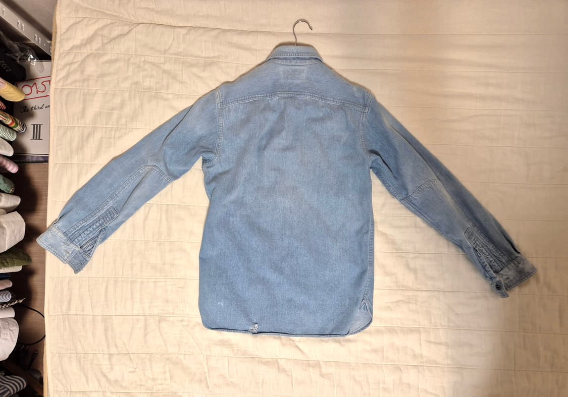 rrl 더블알엘 연청 데님 셔츠 상품이미지2