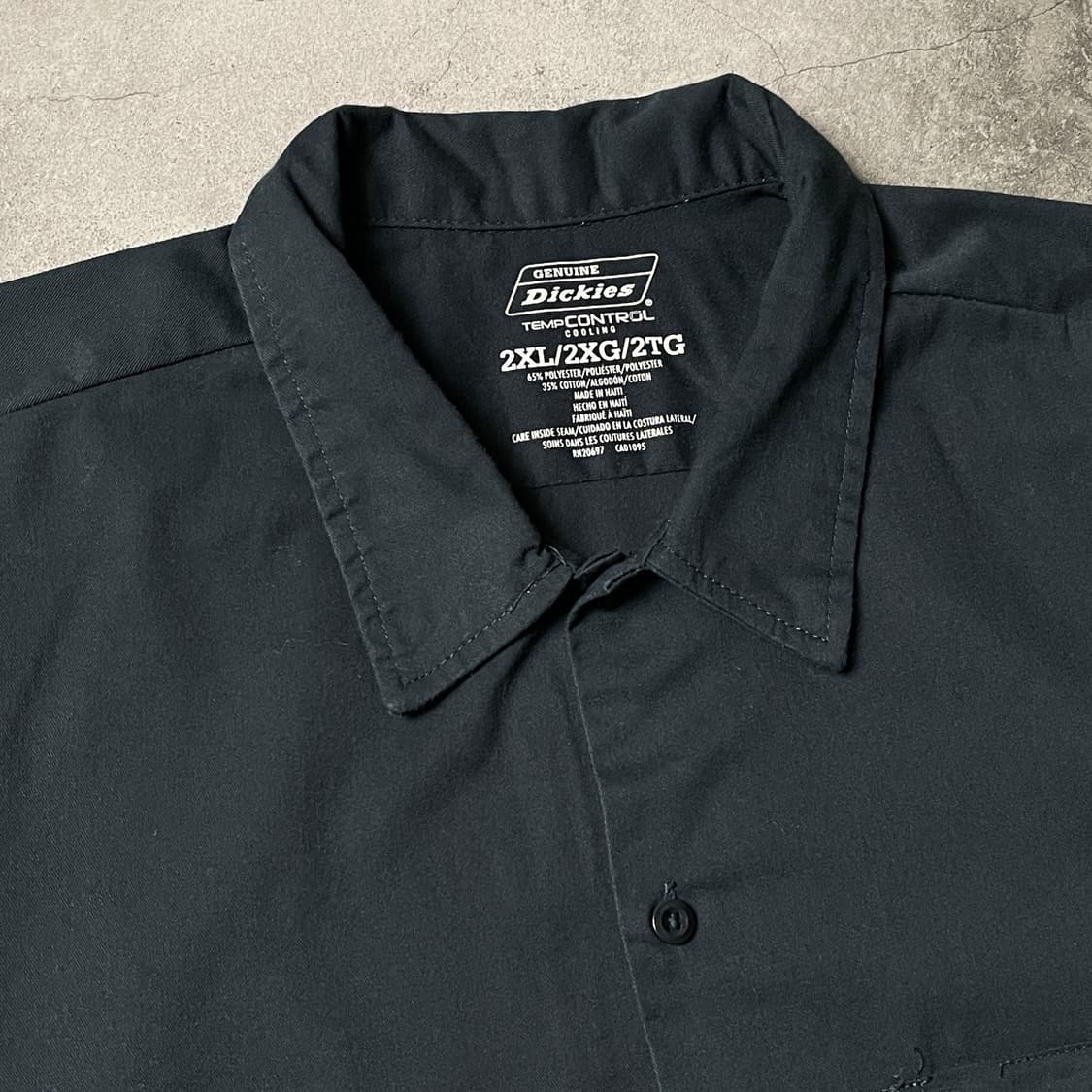 DICKIES 디키즈 빈티지 네이비 플랩포켓 워크 셔츠 A01070 상품이미지2