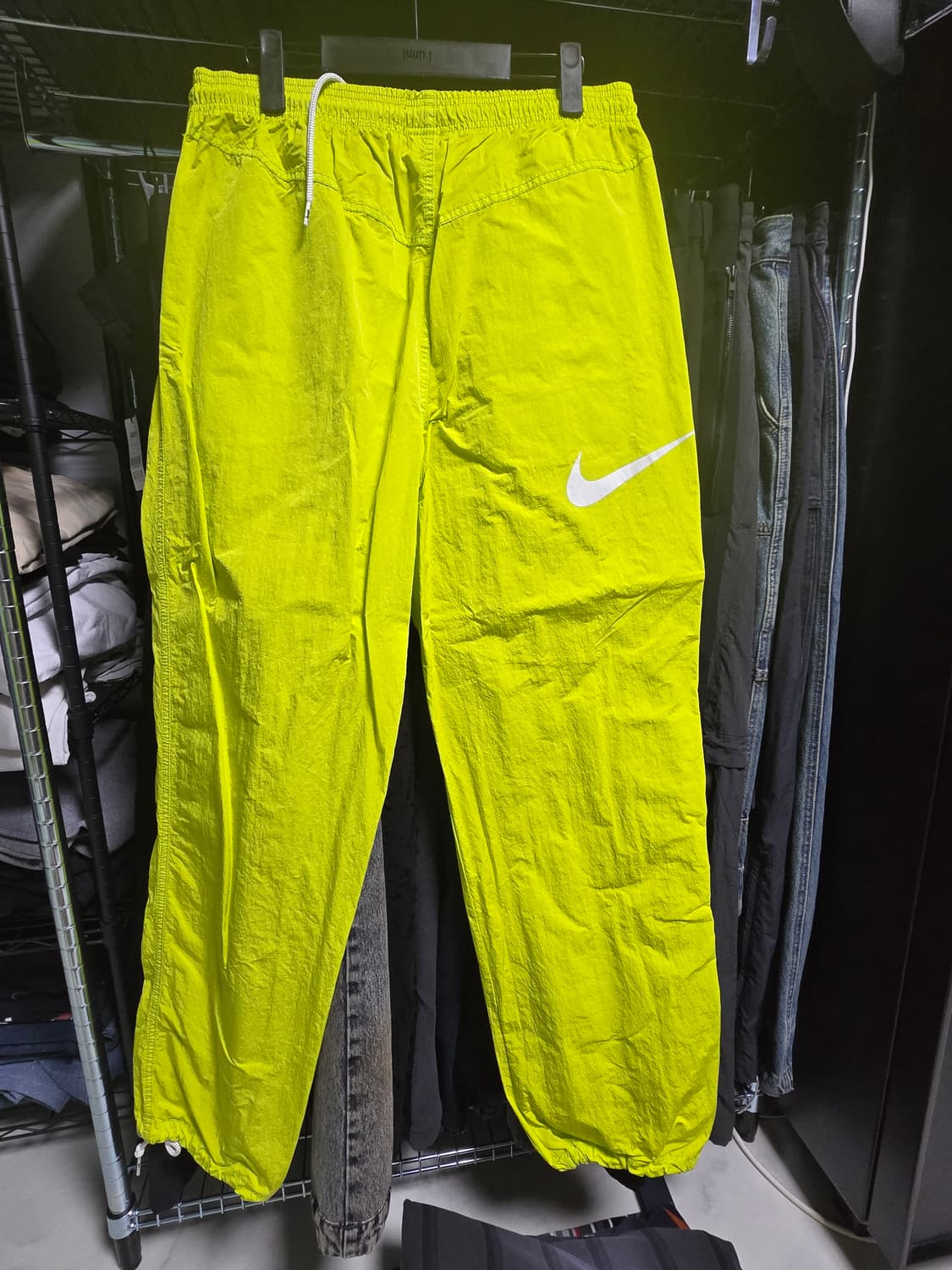 나이키 x 스투시 비치 팬츠 브라이트 캑터스 M사이즈 상품이미지3