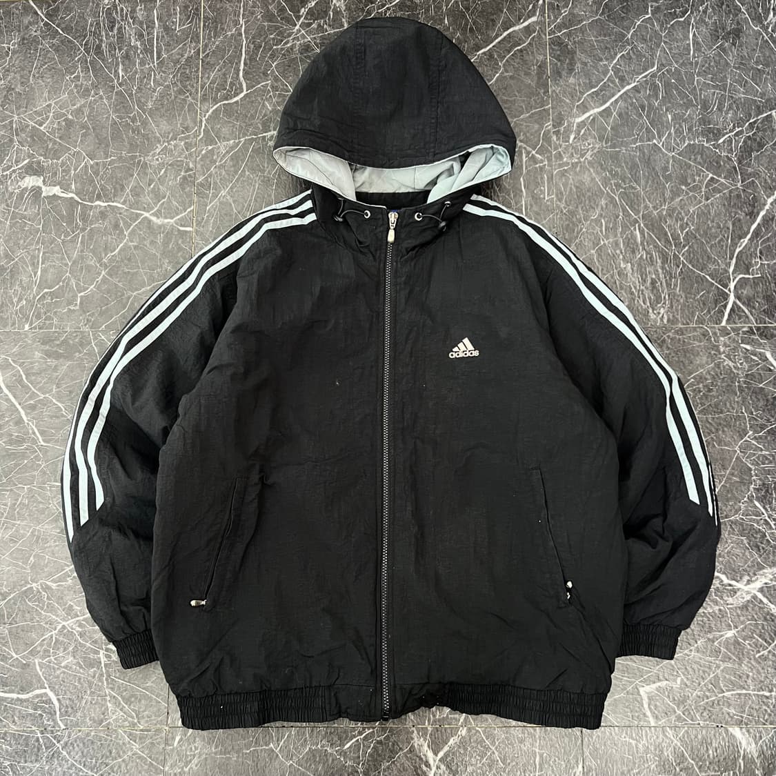 아디다스 00s 후드 누빔 점퍼 자켓 상품이미지2