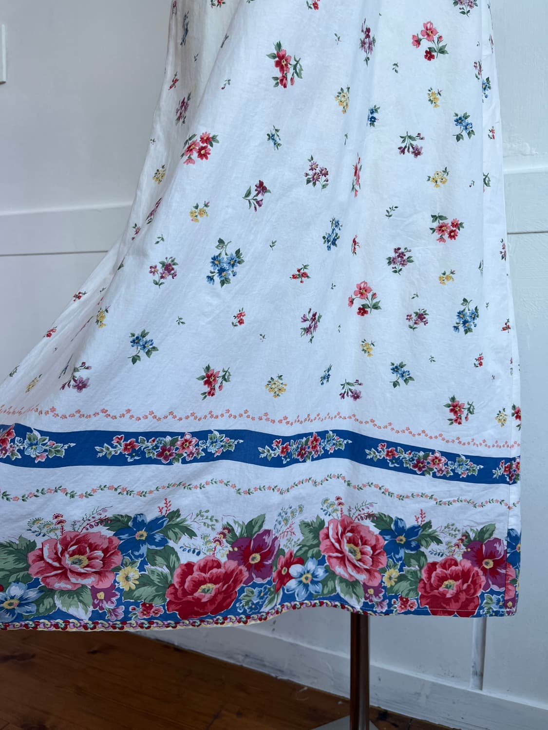 아이보리 플로럴 슬립 맥시 원피스 상품이미지4