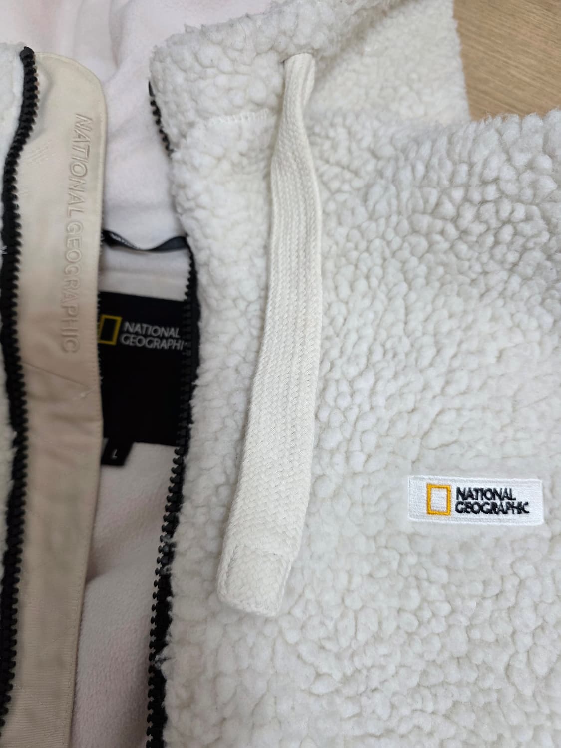 내셔널지오그래픽 플리스 후드집업 자켓 100 상품이미지3