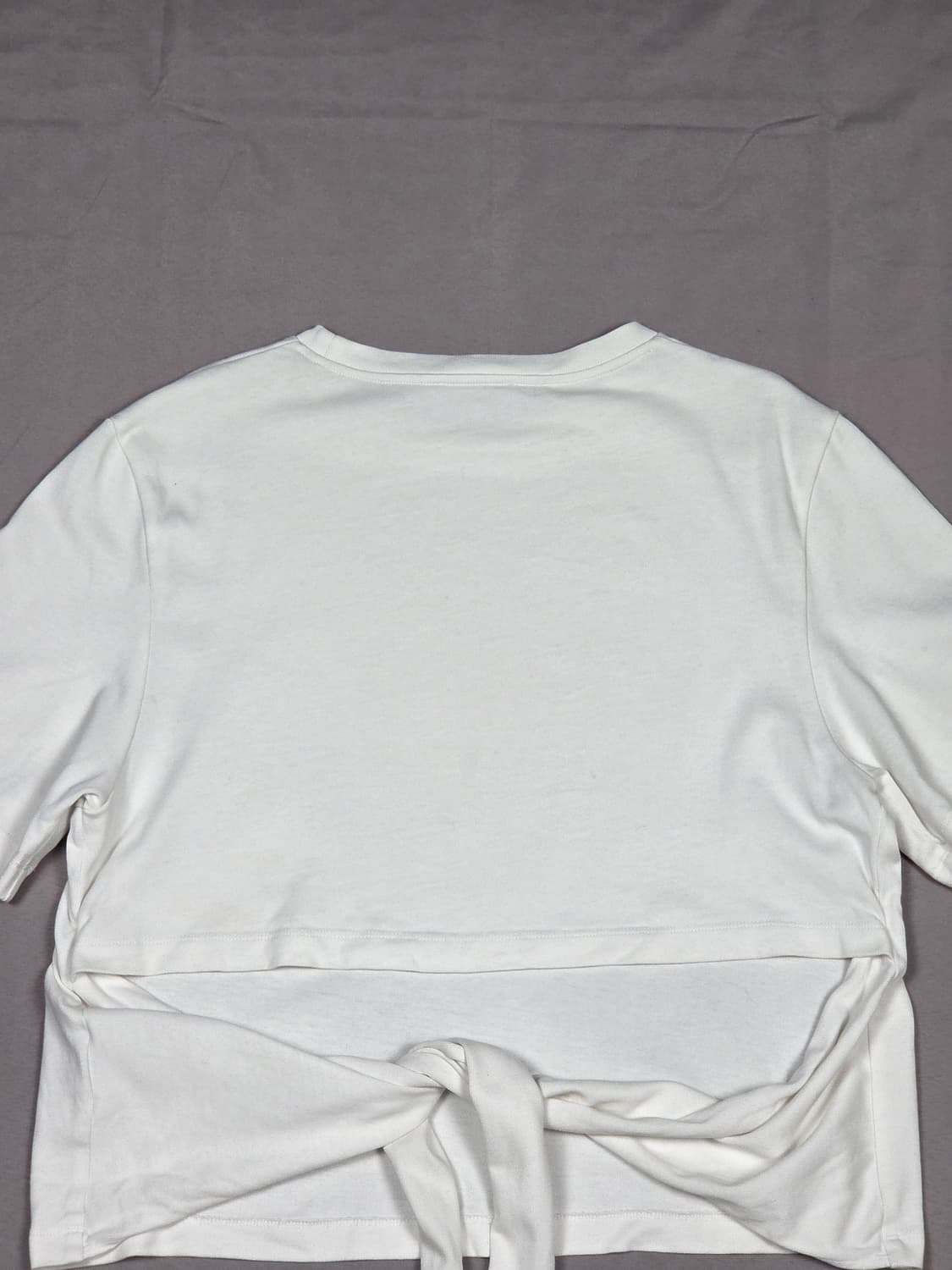 [COS] 백 타이 디테일 코튼 반팔 티셔츠 | S00100 상품이미지6