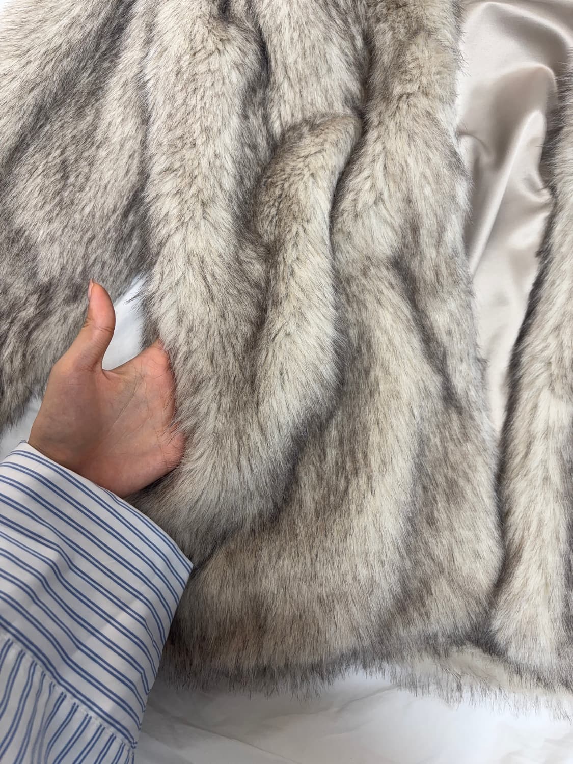 SINOON 시눈 퍼자켓 애쉬 브라운 상품이미지6