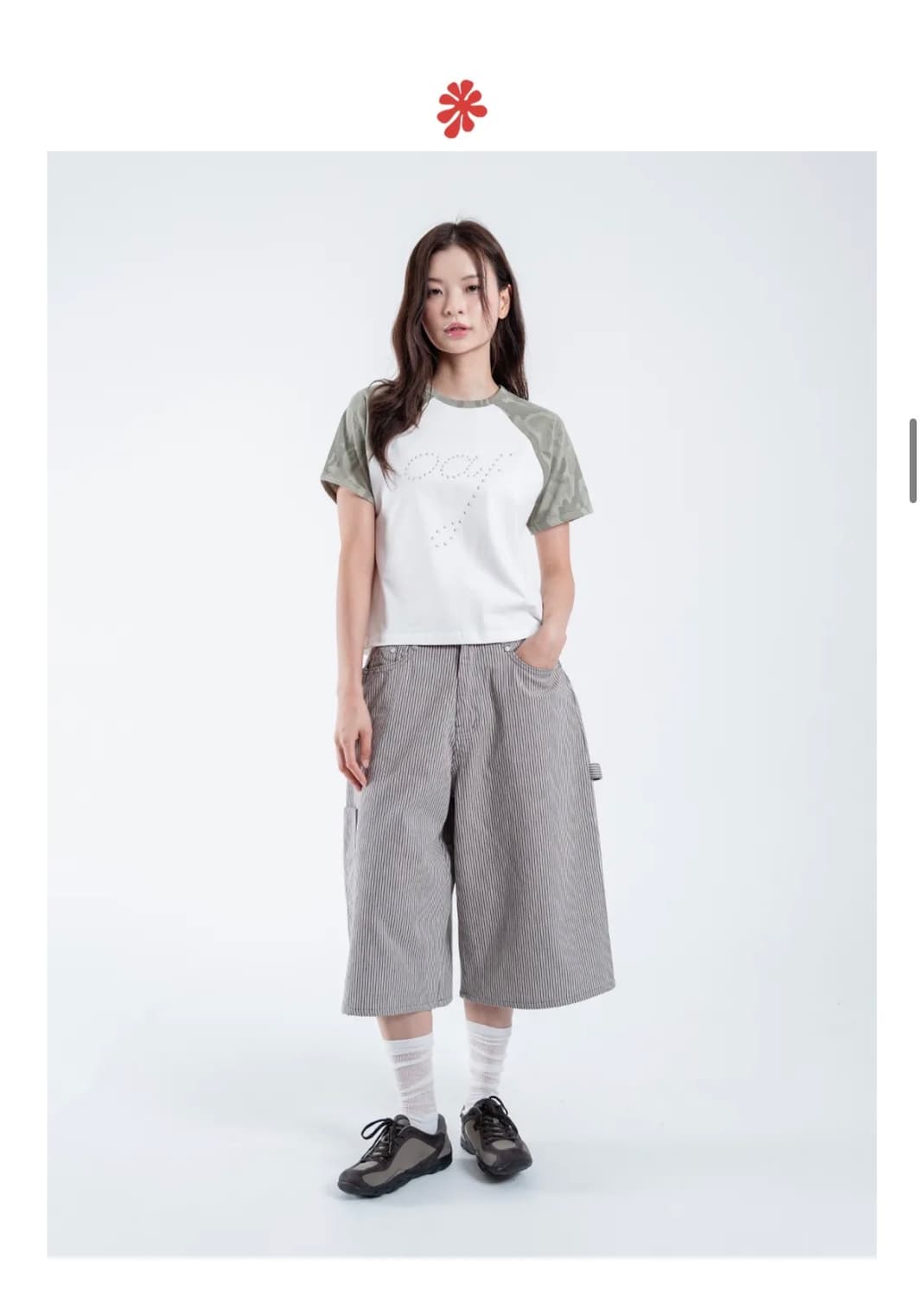 오피쉬 스트라이프 버뮤다 팬츠 상품이미지2