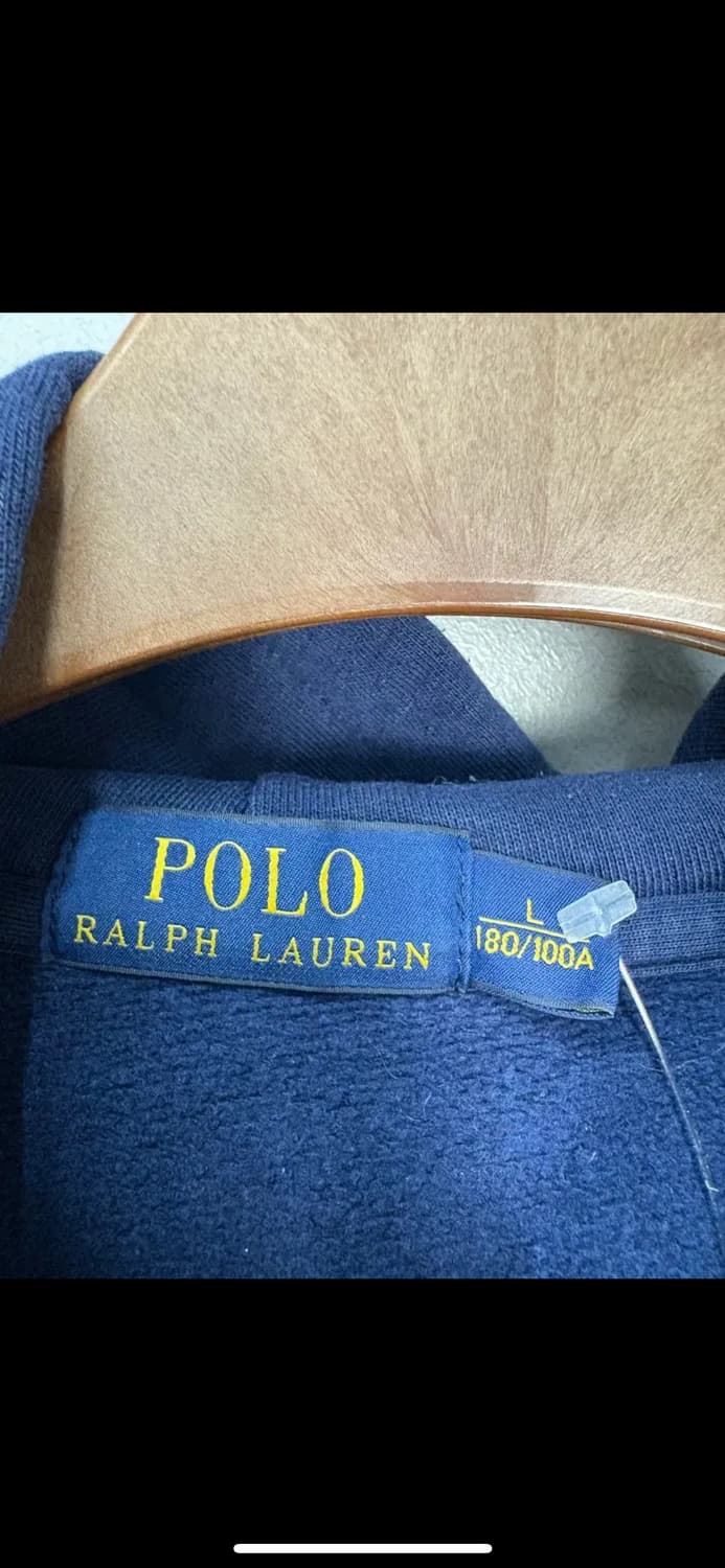 폴로랄프로렌 형광 빅포니로고 네이비 후드티 H1720 상품이미지6