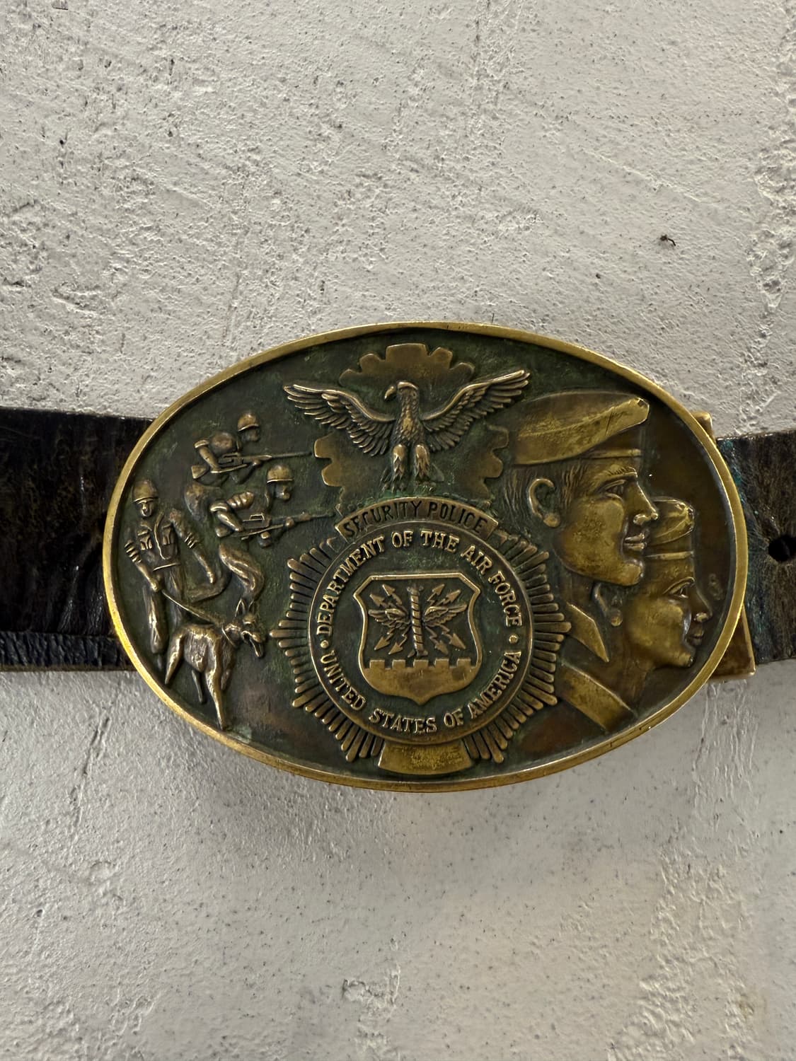 빈티지 미국 공군 보안 경찰 벨트 상품이미지2