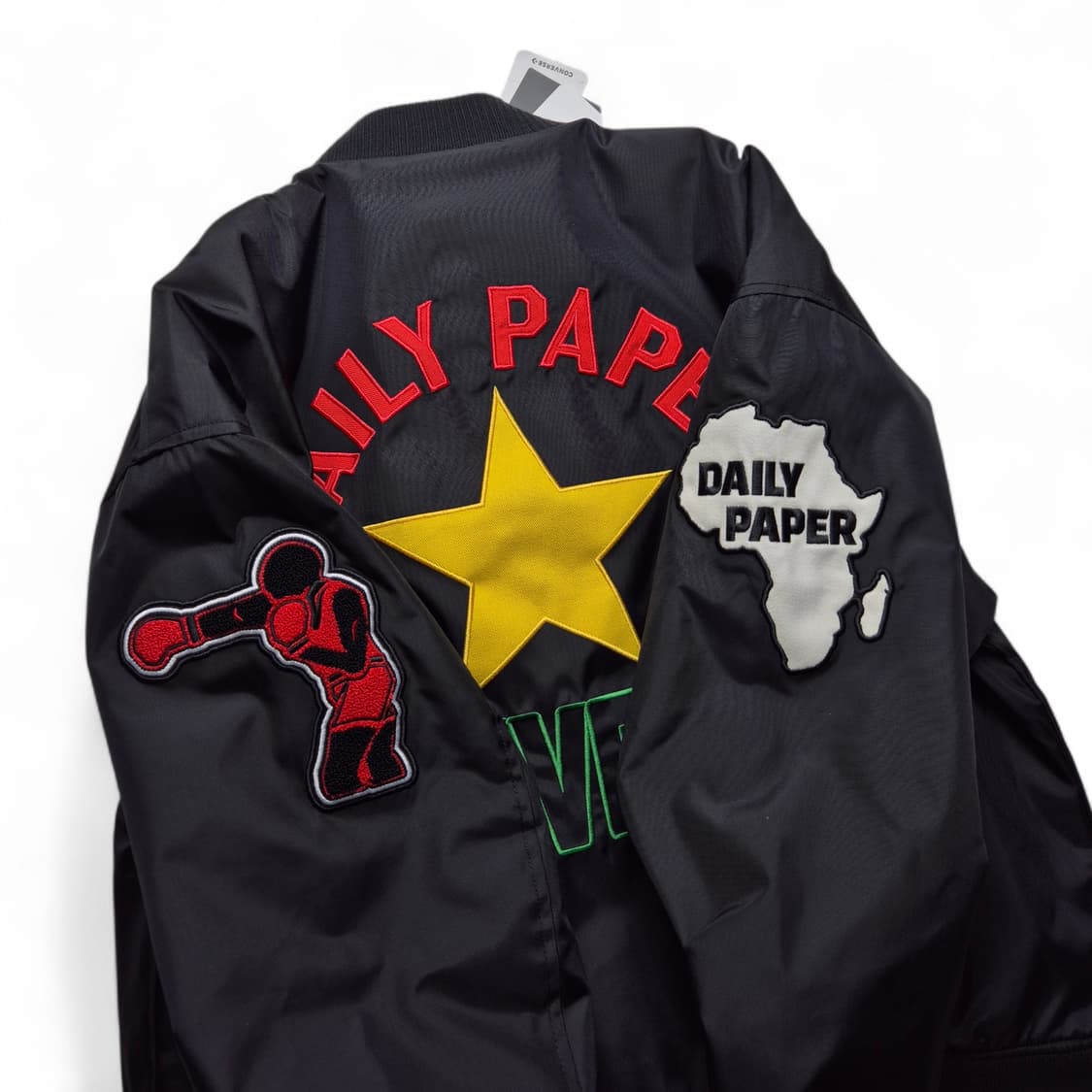[새상품][S] 컨버스x데일리페이퍼 스타디움 자켓 상품이미지7