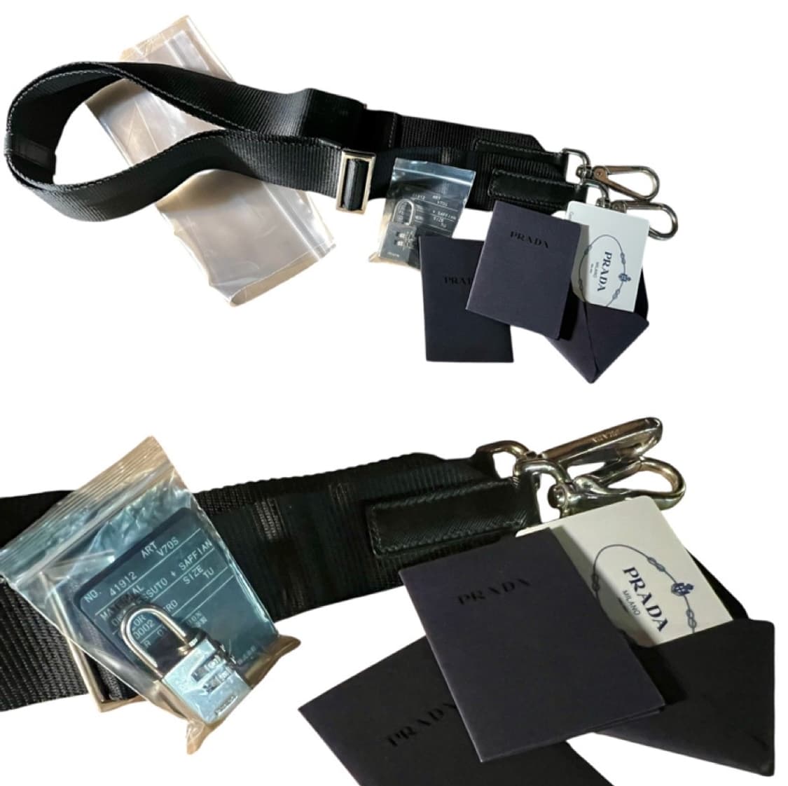 프라다 PRADA 테수토/사피아노 스퀘어 보스턴백/토트백/여행가방 상품이미지7