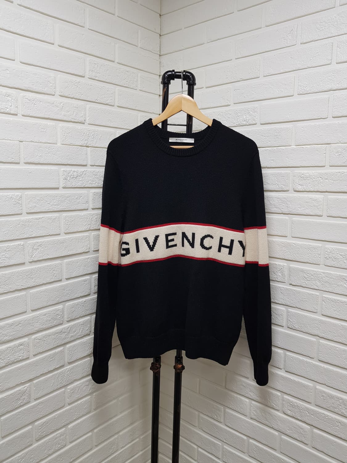 [m/정품] GIVENCHY 지방시 인타르시아 니트 상품이미지1