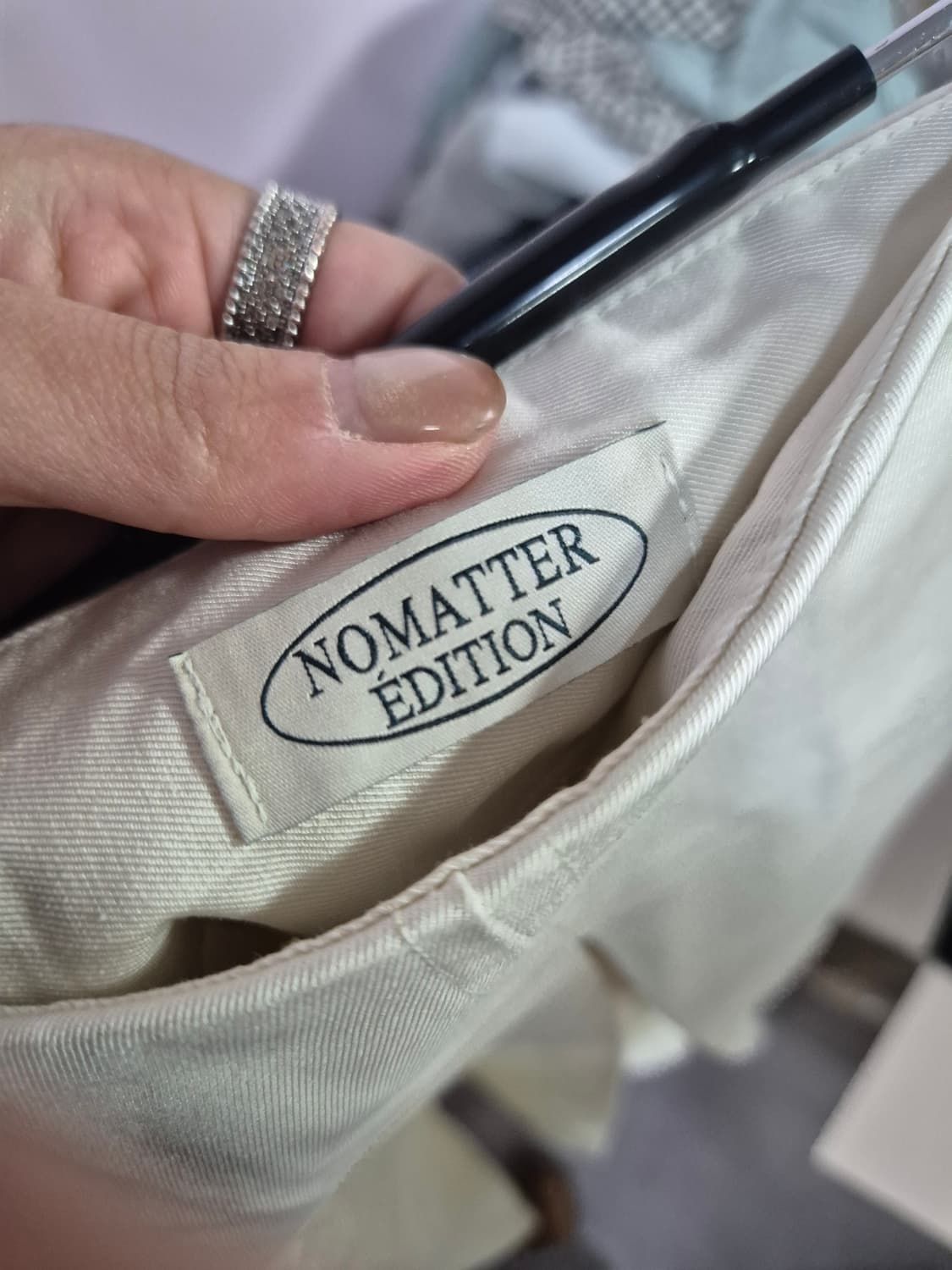 노미나떼 아이보리 주름 스커트 상품이미지3