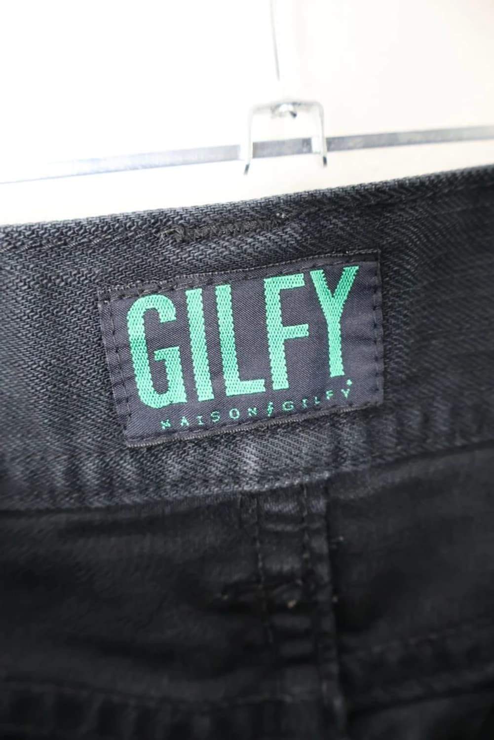 Maison Gilfy Black Zipper Flare Pants 상품이미지6