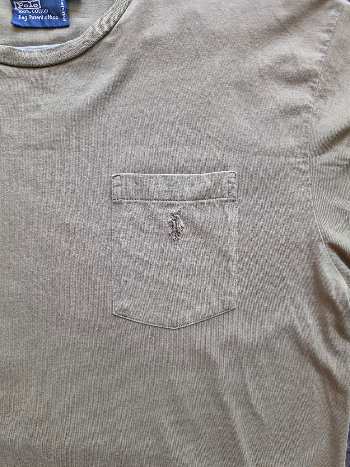 폴로 랄프로렌 카키 포켓 반팔티 L 상품이미지2