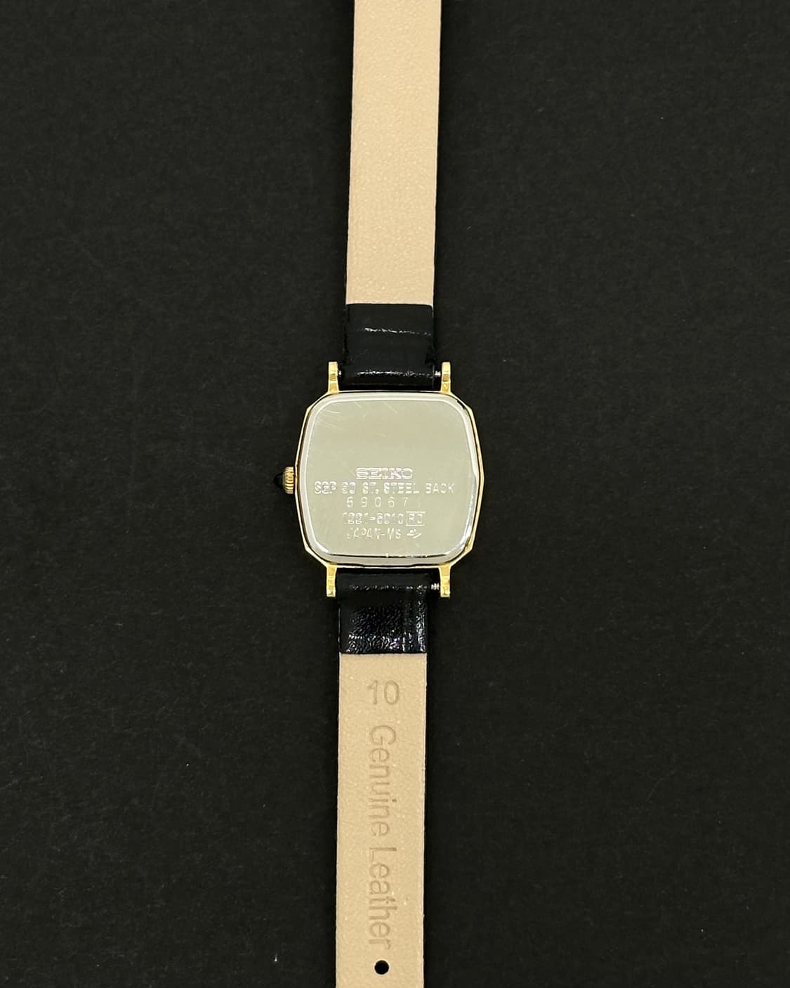 세이코 엑셀린 골드 카보숑 쿼츠 시계 상품이미지6