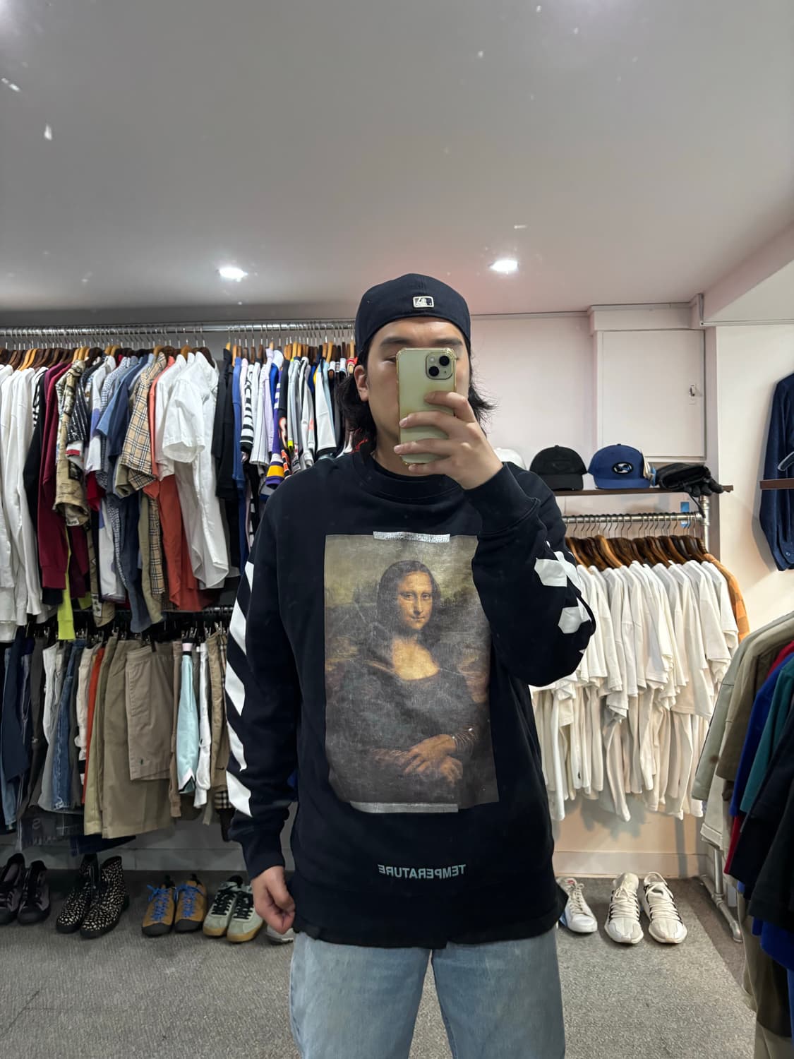 18ss 오프화이트 모나리자 맨투맨 상품이미지7