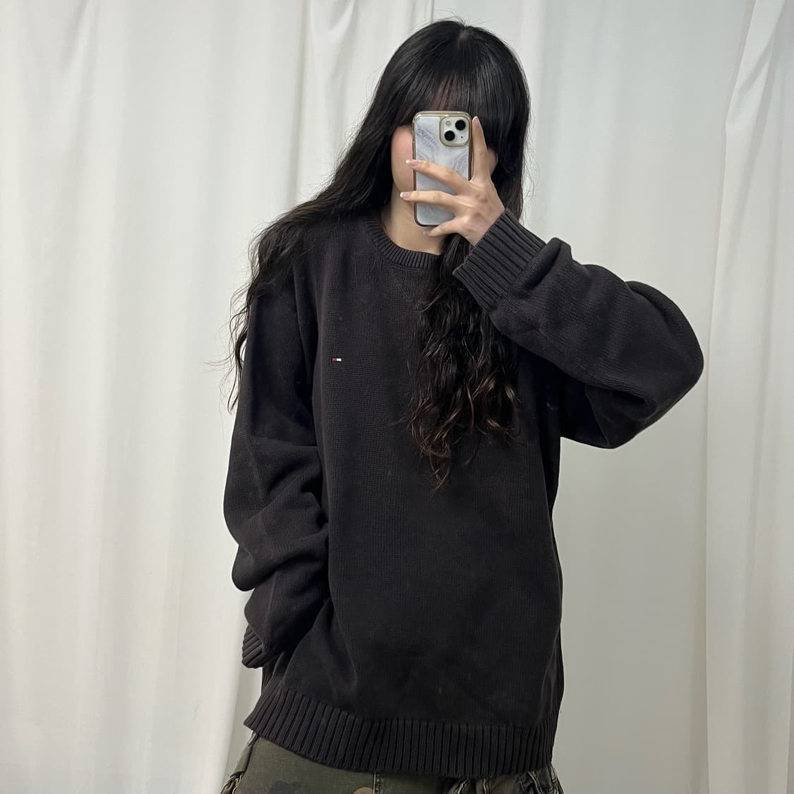 Tommy Hilfiger brown knit 상품이미지1