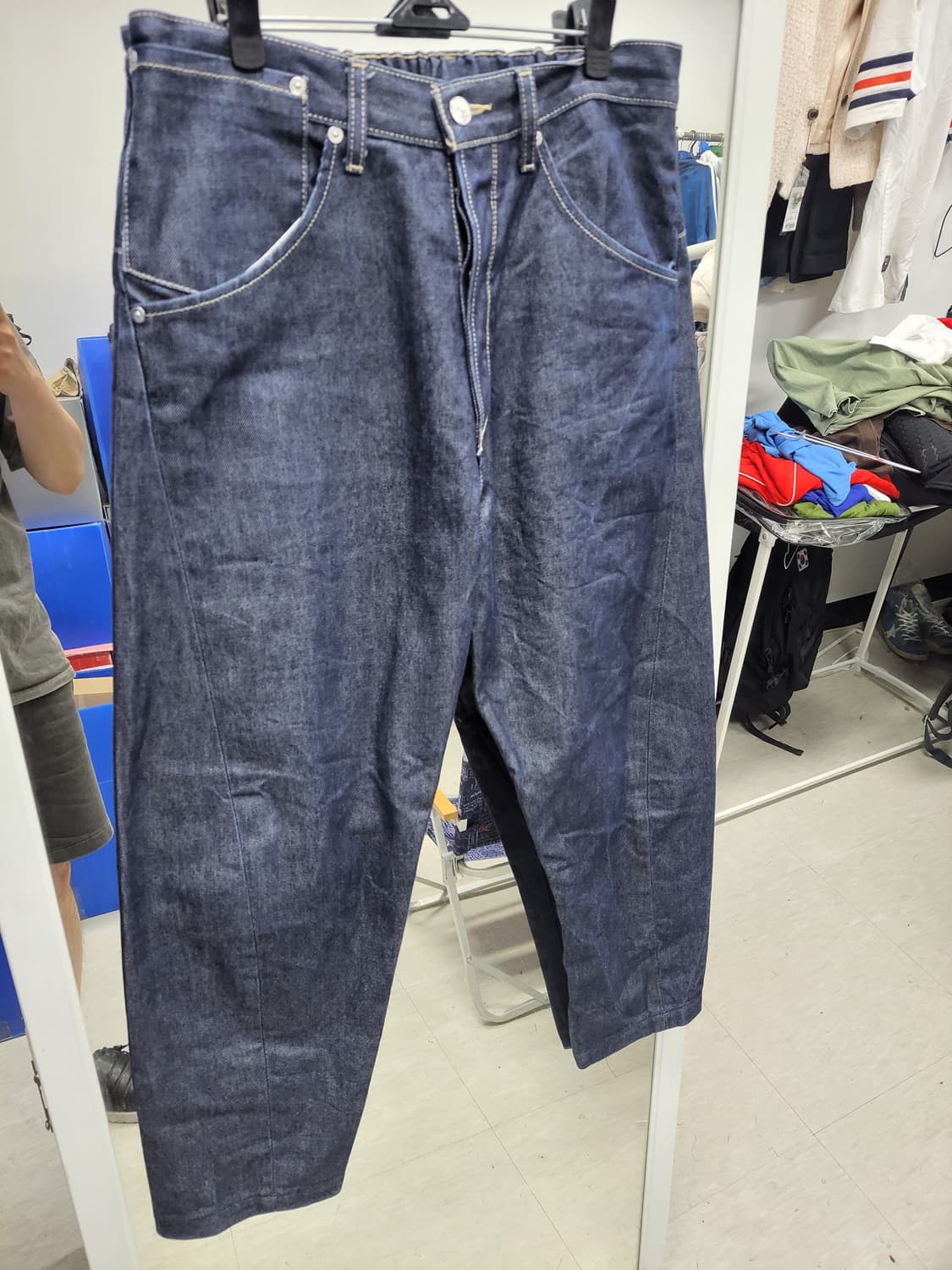 리바이스 엔지니어드진 반밴딩 청바지 m L 상품이미지5