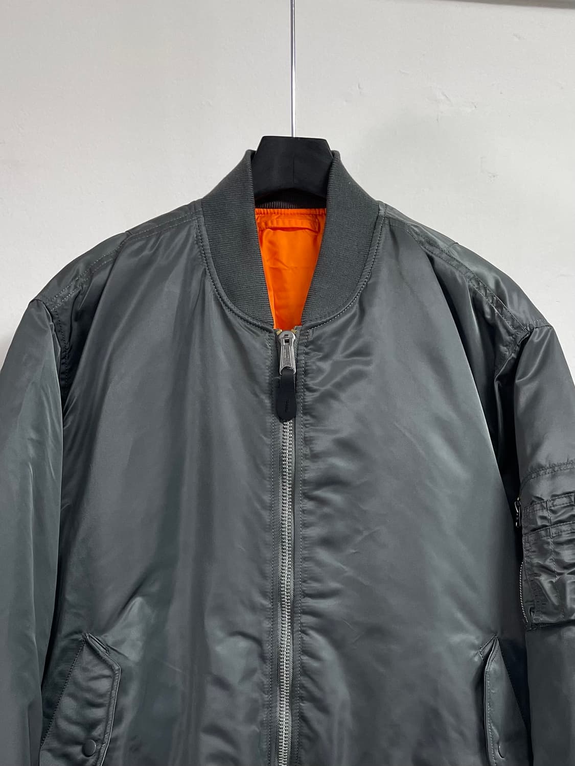 알파인더스트리 빅사이즈 MA-1 항공점퍼  (on.225)   상품이미지2