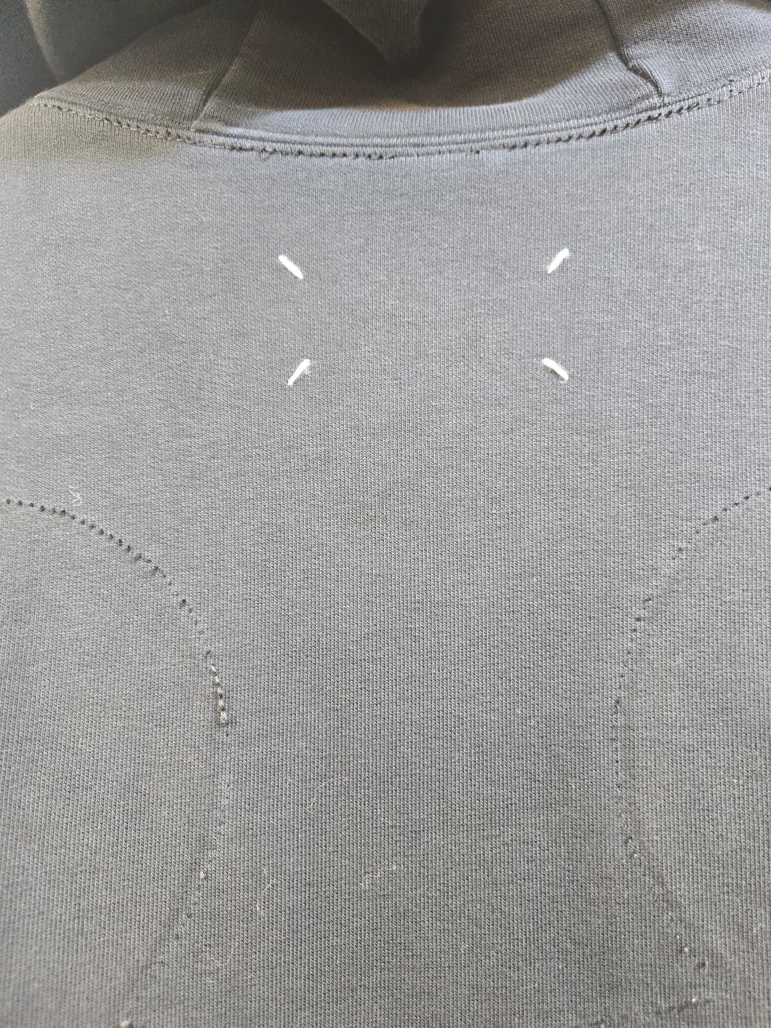 마르지엘라 블랙 후드 집업 티셔츠 상품이미지8