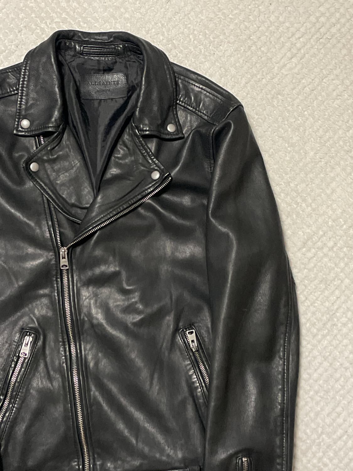 ALL SAINTS 올 세인츠 웨스턴 무드 양가죽 로미 바이커 레더  상품이미지3