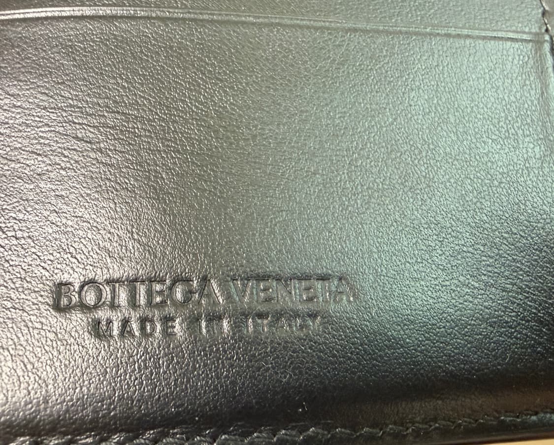 보테가베네타 카세트 카프스킨 코인 반지갑 블랙 상품이미지7