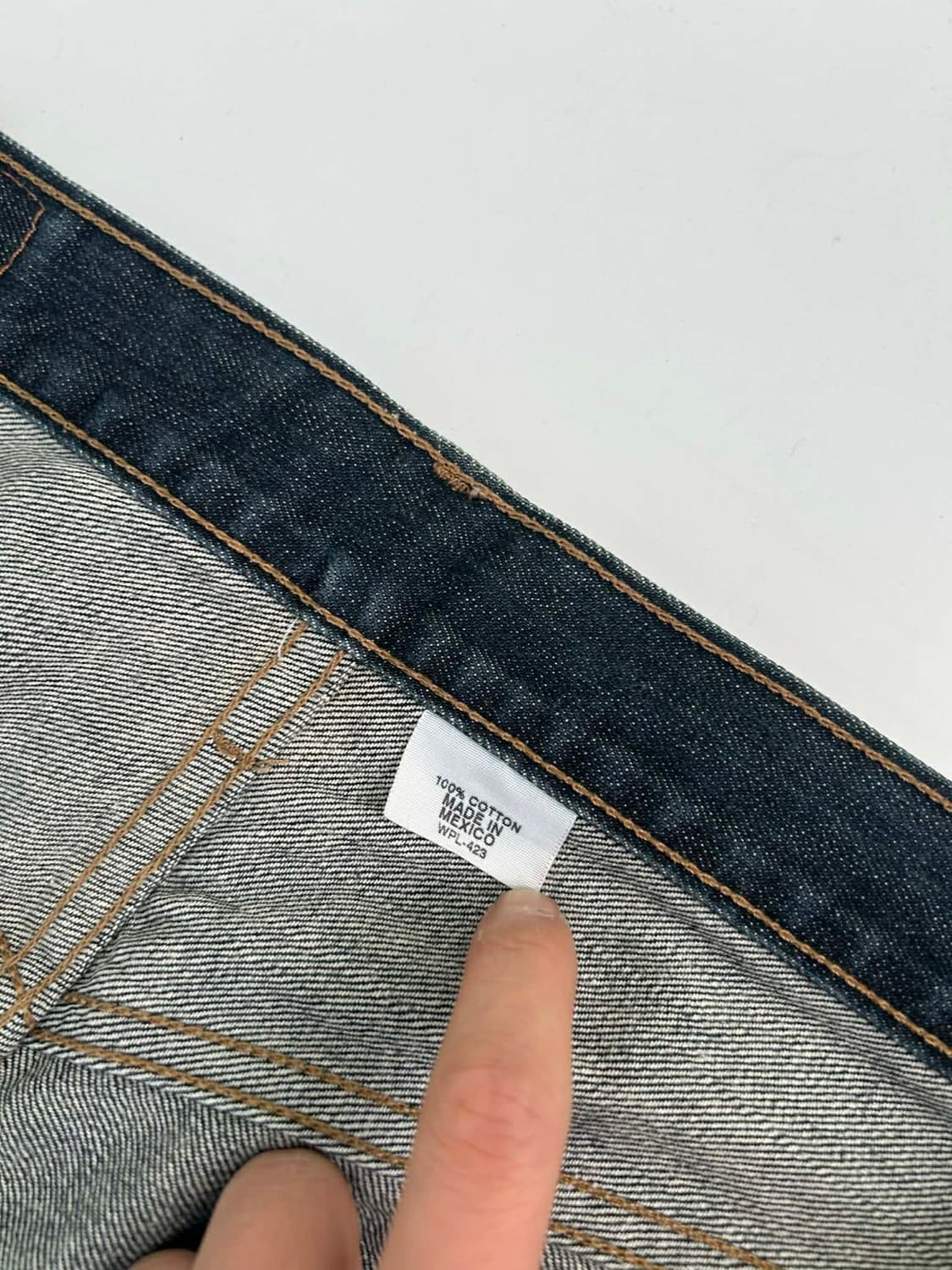 [34/30] 리바이스 501 워싱 스트레이트 데님 진 팬츠 상품이미지4