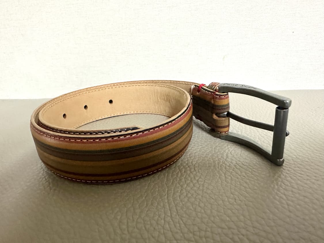 폴스미스 키즈 가죽 스트라이프 벨트(날씬 여성) 상품이미지3