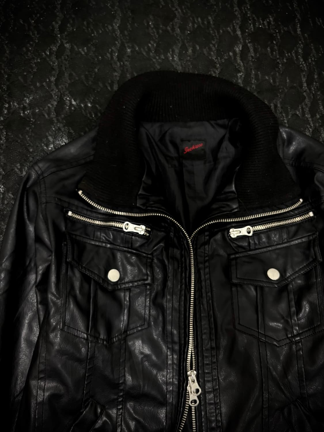  00‘s Design 2-way Double Neck Leather J 상품이미지4