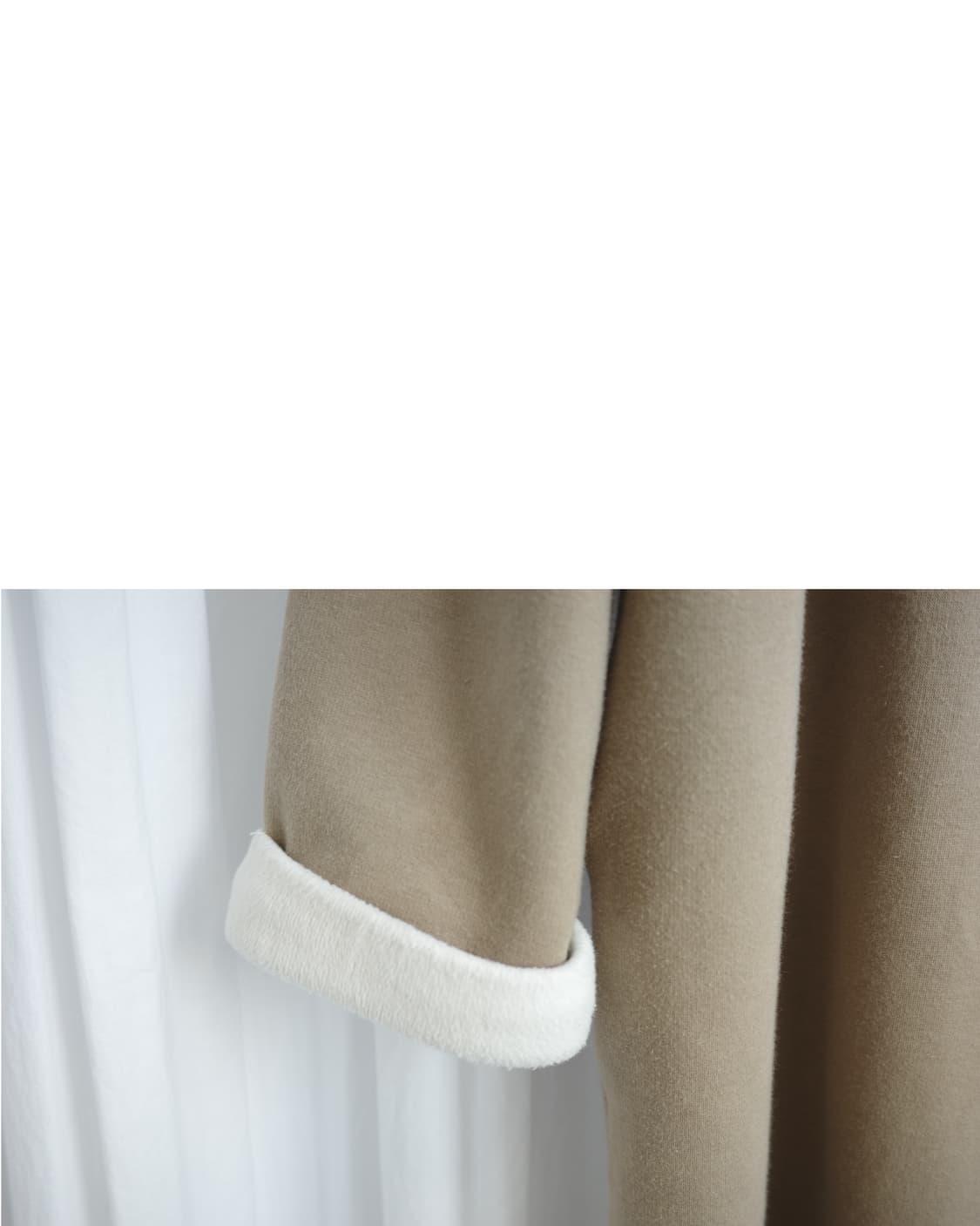 Afternoon tea wearable beige hoodie 상품이미지6