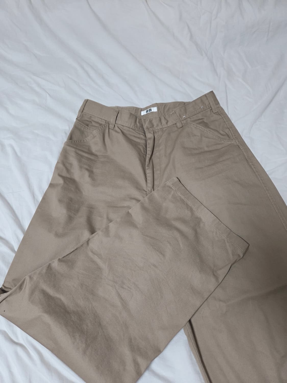 U 와이드핏 치노팬츠 34브라운 76사이즈 상품이미지3
