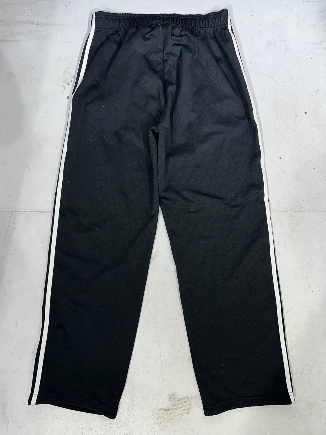 아디다스 와이드 블랙 화이트 삼선 스몰 로고 추리닝 바지 트레이닝 팬츠 상품이미지5