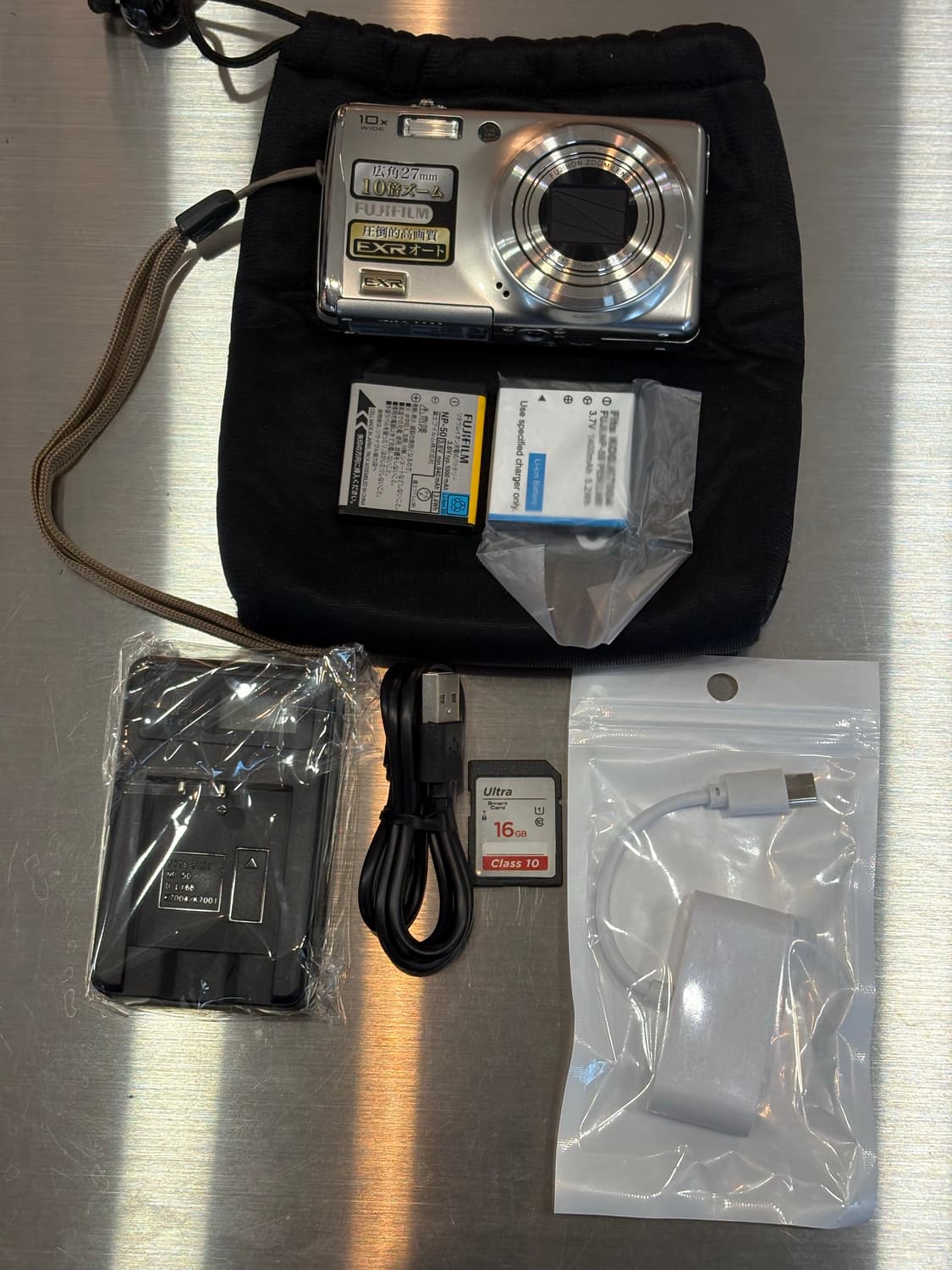 배터리2개/민트급)후지필름 파인픽스 f70exr 실버 빈티지디카 상품이미지2