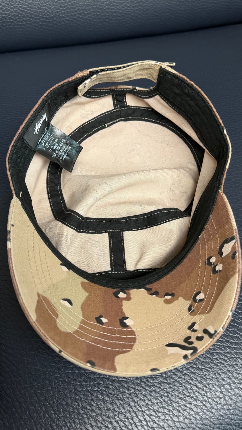 Stussy Helvetica Logo Cadet Cap Camo 상품이미지6