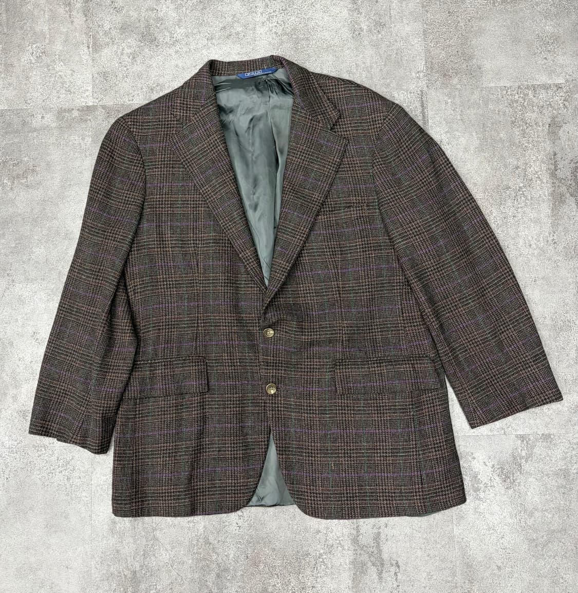 폴로 랄프로렌 울체크 해링본 자켓 상품이미지1