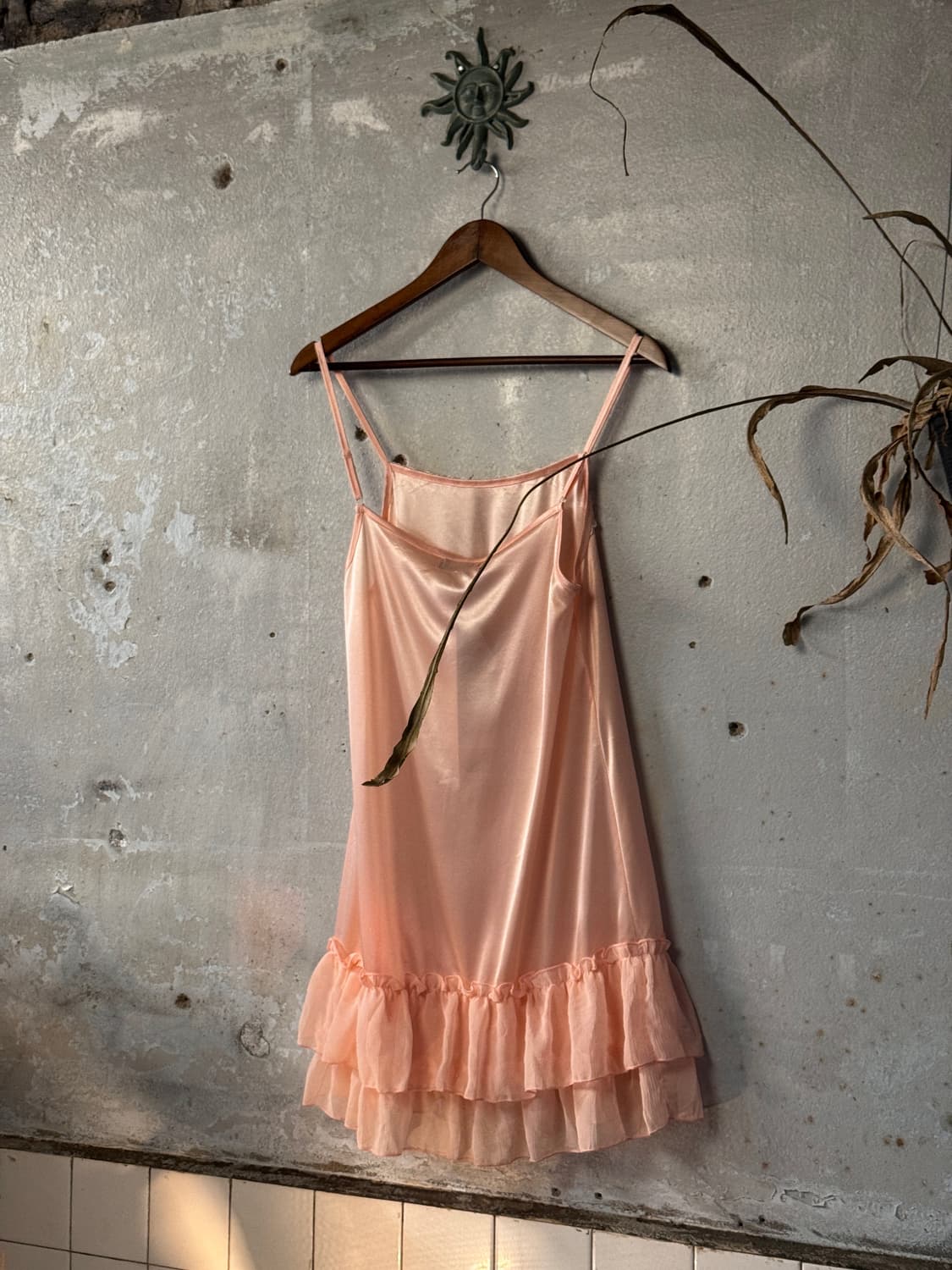 44-55 ) JPN Lace Satin Dress 상품이미지4