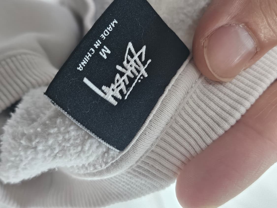 스투시 빅로고 스웻셔츠 맨투맨 화이트 상품이미지5