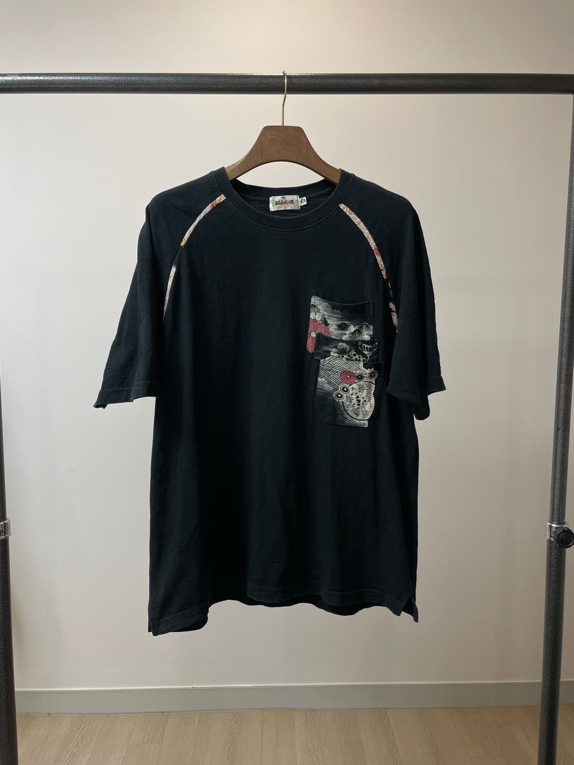 (XXL) 카라쿠리 타마시 오리엔탈 잉어 반팔티 상품이미지1