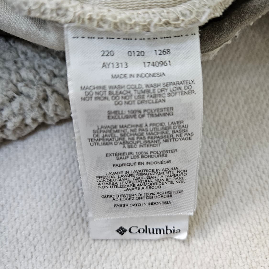 XXS 컬럼비아 키즈 플리스 자켓0306Y 상품이미지4