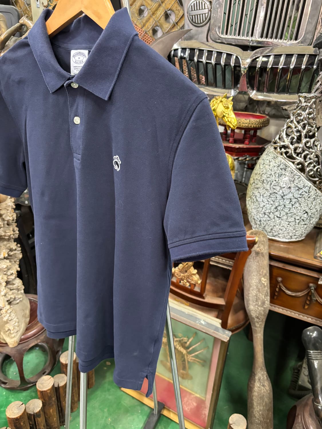 브룩스 브라더스(Brooks Brothers)네이비 폴로 셔츠 상품이미지3