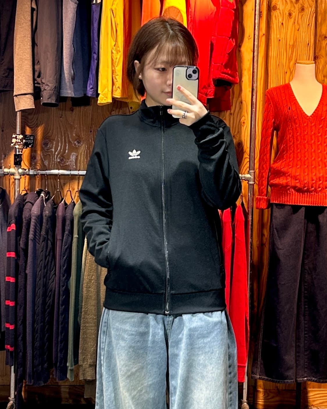 L 아디다스 파이어버드 미니멀 블랙 트랙탑 상품이미지1