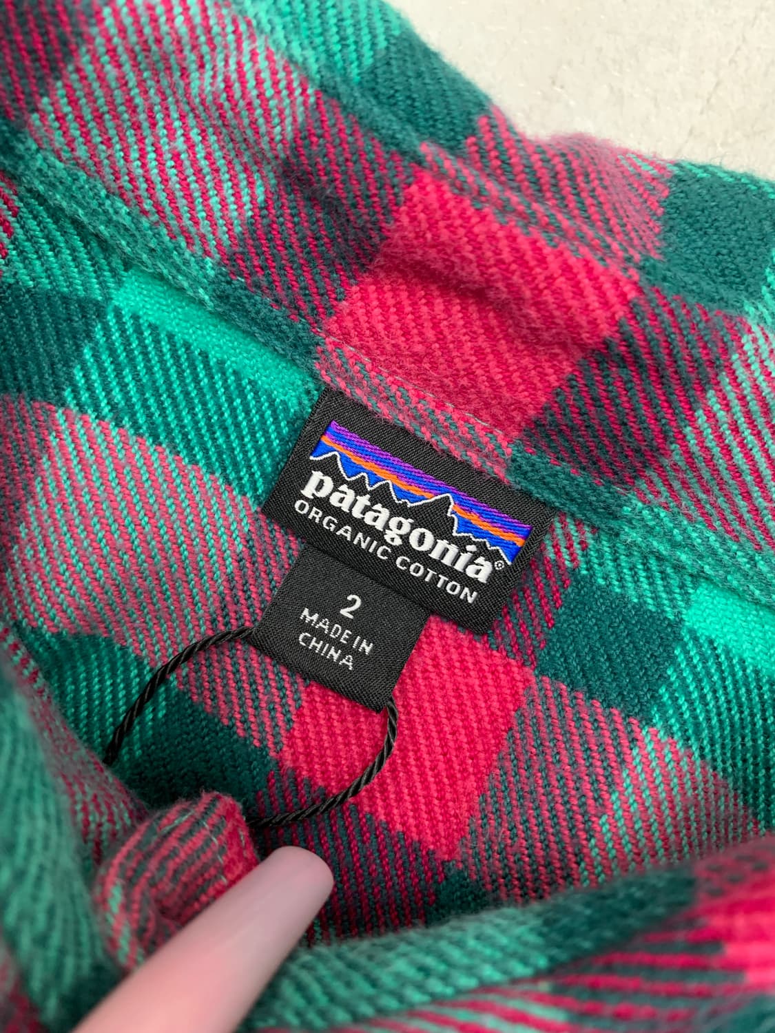 파타고니아 체크 패턴 셔츠 #670 상품이미지4