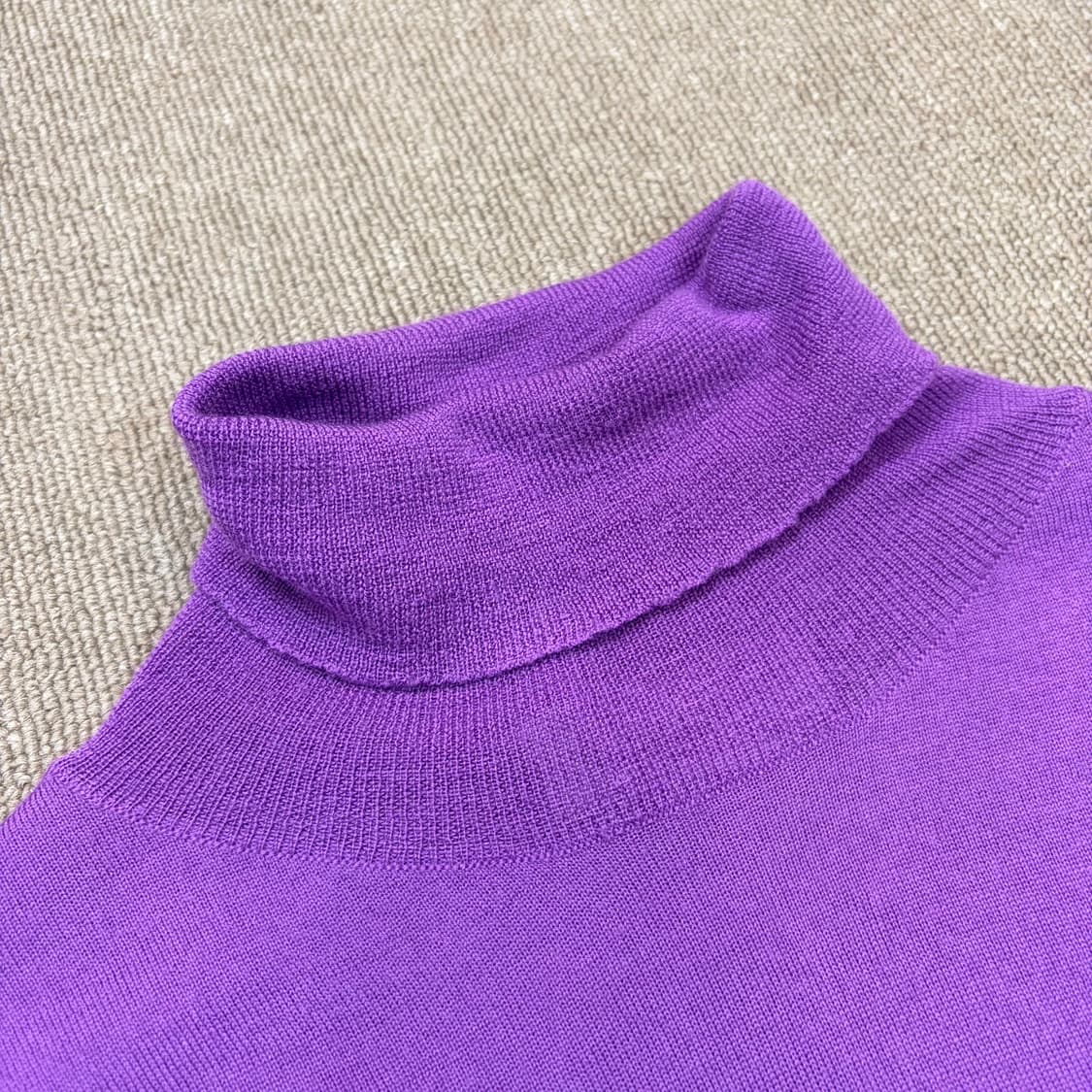 herno italy 에르노 우먼스 울 터틀 반팔 니트  상품이미지2