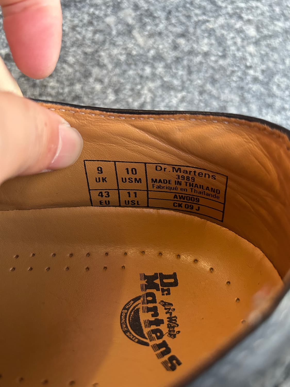 닥터마틴 윙팁슈즈 280size 상품이미지8