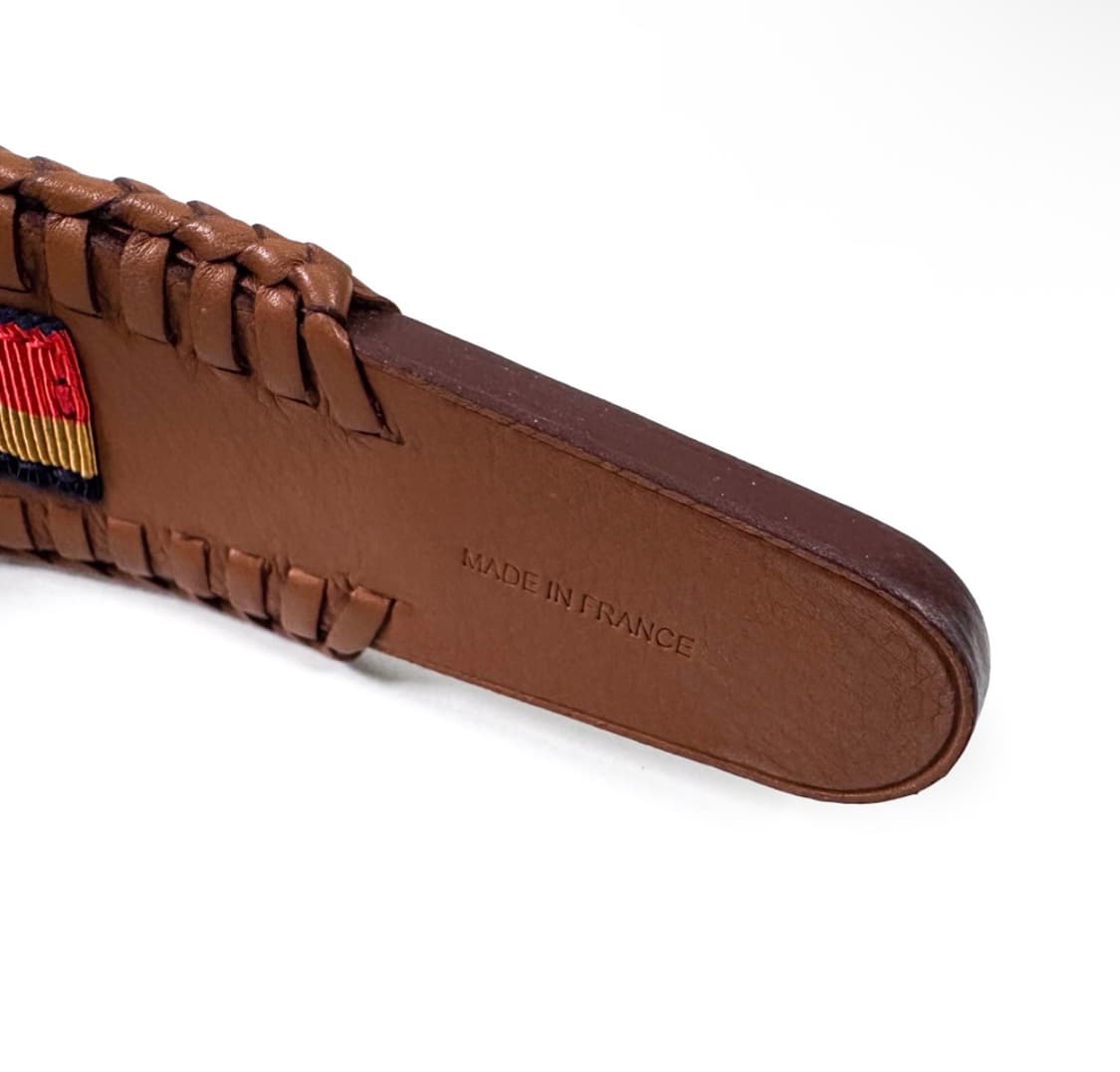 에르메스 25fw 그레이스 레더 헤어밴드 머리띠 브라운 H211012G 상품이미지7